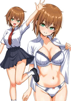 ボーイッシュ童顔巨乳幼馴染