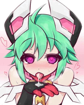 うぇー♡