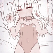 寝ているバニーさんに…
