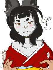 【ケモ】ギンギツネ子