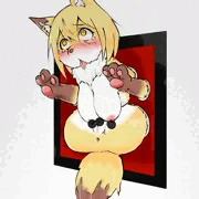 芸術品になった狐