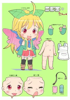 ねん○ろいど　ニジエたん