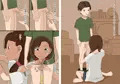 時間を止めて弟にエッチなことをしちゃうお姉ちゃん