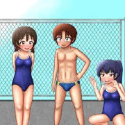 好きな子の前で海パンずらし！
