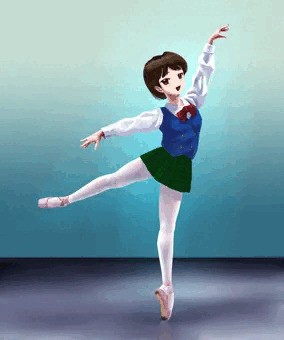 制服女子の踊り