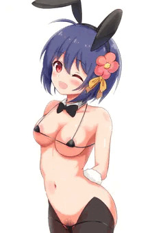 バニーマイクロビキニバニー逆バニー短髪とこよ