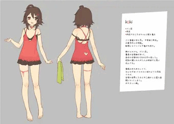 看板娘設定