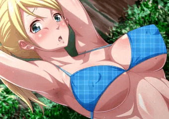 腋の処理が甘い娘