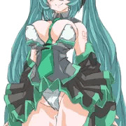 ミクちゃんのえっちなコス改変