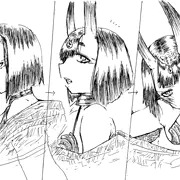 こちらに気付くまでは意外と無表情の酒呑童子さん。
