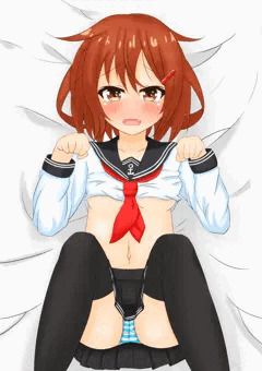 雷ちゃんのおなかとからくがきとか