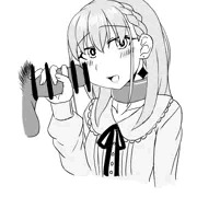 モノクロ練習ラクガキ（ジェス）