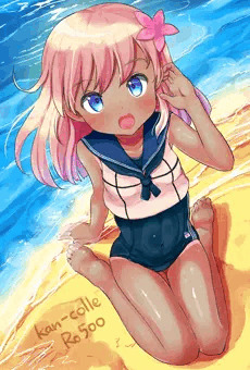 「ていとくっ　およぎましょーって！」