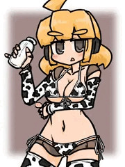 ロマンさん牛柄ビキニ