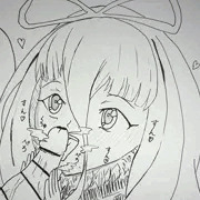 【リク絵】ちん嗅ぎ&フェラプリンセス・マリーさん