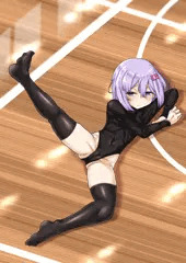 雫ゆかり露出開脚