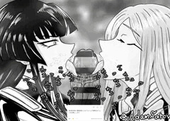 【お題箱】東洲斎享楽と濃姫家雪によるブルジョワ御奉仕Wフェラ