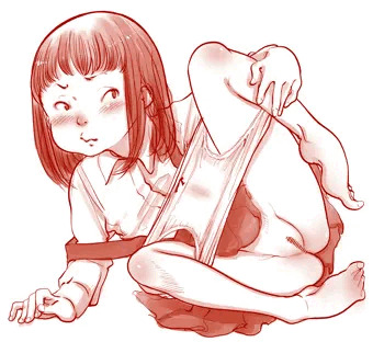 二月の吊りスカート。