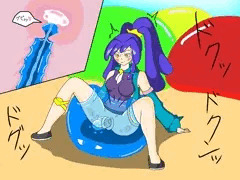 青ぷよの苗床にされるアルデラさん