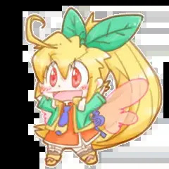 ニジエたん脱衣魔法.gif