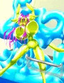 シャワーからスライム