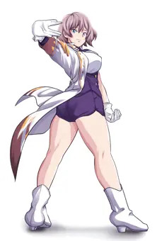 ポーズを決めるムジナ