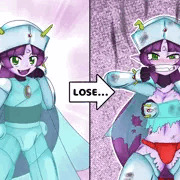 【一次創作】ヒロイン敗北！お前の負けだ！脱げ！２