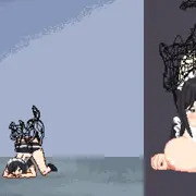 悪夢屋敷・無限牢獄　敵敗北エロシーン基本アニメーション19
