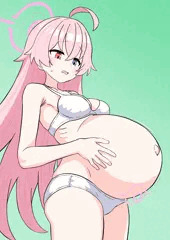 ボテ腹_ホシノ