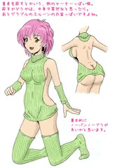スケベニット考察なラクガキ