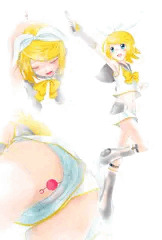 ライブ前のリンちゃんにAビーズｼｺﾐﾀｲ