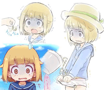 陽渚ちゃんvsアオイソメ