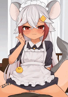 可愛いメイドの騎乗