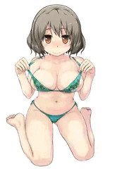ビキニ乳吊り上げ