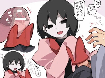 扇ちゃんの袖の中