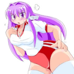 藤林杏さんのブルマ