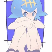 体育座りスイレンちゃん