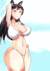 愛宕の水着っぱいを大きくする会