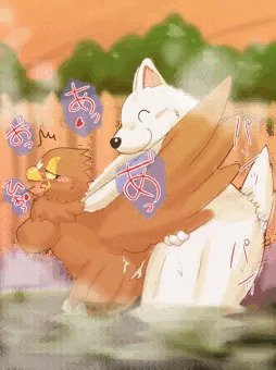 運動するおおわしのおばちゃん