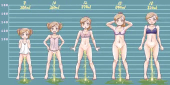 ミオリのぼうこう成長記録