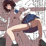 雑貨屋でよろけてエッロい白パン思い切り晒したJC