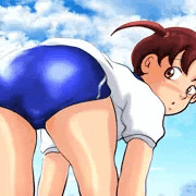 霧と清のブルマ姿⑤