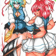 乳閻魔と死神尻