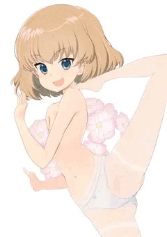 白タイツカチューシャ