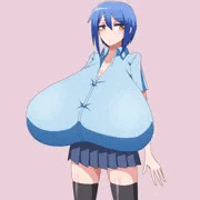 シャツがパツパツになってる超乳ちゃん
