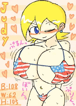 アメリカン☆型ビキニのジュディさん♪