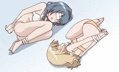 服を脱がされ、目隠しをされて縛られ放置されるさくひま