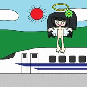 新幹線と天使