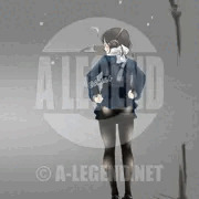 チラ見せ少女（オリジナル）