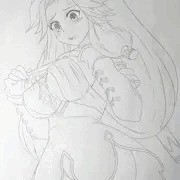 谷間の精液が気になってバトルに集中できない女主ちゃん。